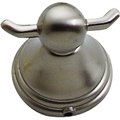 Boston Harbor L93531312 Double Robe Hook, 2Hook, Zinc, Brushed Nickel, Wall Mounting L9353-13-03